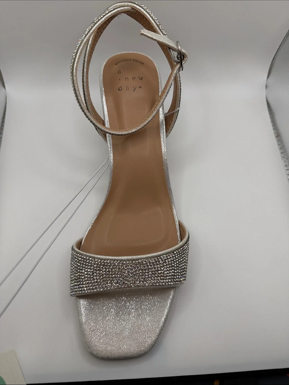 A New Day Shannon Crystal Heels with memory foam insole size 8.5 - Picture 3 of 6